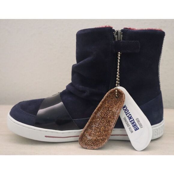 Birkenstock 1007607 Kids Sz EUR 30 US C12 Night Blue Suede Ballina Boots - Picture 11 of 16